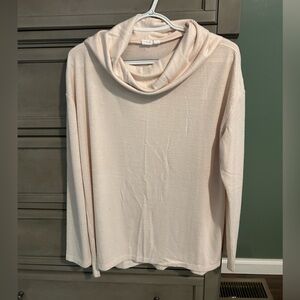 GAP Elegant light blush Cowl Neck Sweater